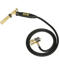 BLUEFIRE MRAS-8210 Super Jumbo Turbo Flame Propane Gas Welding Torch with 5' Hose Fuel by MAPP MAP Pro Propane Great High Intensity Nozzle Head