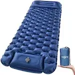 WANNTS Sleeping Pad, Ultralight Inflatable Pad for Medium, Blue 