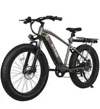 Peak 1400W 65 Miles 26" Actbest Ranger All-Terrain Ebike 7-Speed Hydraulic Brakes Ebikes with Fork Suspension