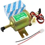 Universal Electric Fuel Pump Kit 12v 3-6 PSI Low Pressure with Fuel Filter 6.56 FT 5/16" ID Fuel Line Replacement For Carburetor Lawn Mower Gas Diesel Fuel Transfer Pump