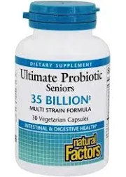 Natural Factors Ultimate Probiotic Seniors 35 Billion - 30 VegCaps