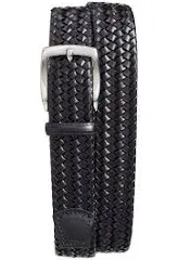 Torino Italian Woven Stretch Leather Belt