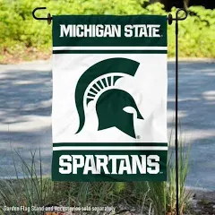 College Flags & Banners Co. Michigan State Spartans Garden Flag