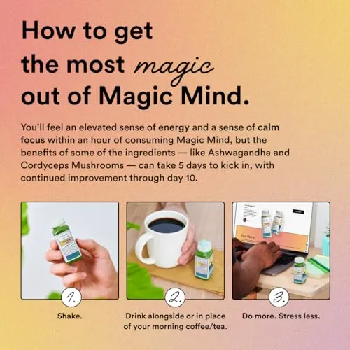 Magic Mind Focus Energy Drink Shots