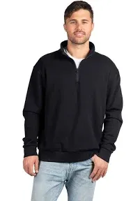 Next Level Unisex Fleece Quarter-Zip Pullover, S, Midnight Navy