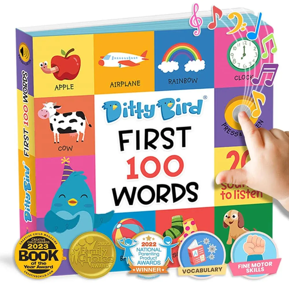 Ditty Bird First 100 Places Board Book