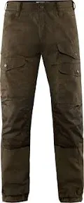 Fjällräven Vidda Pro Ventilated Trousers Dark Olive 52 (US Mens 36) R