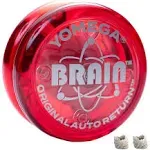 Yomega The Original Brain - Professional Yoyo For Kids And Beginners, Responsive Auto Return Yo Yo Best For String Tricks + Extra 2 Strings & 3 Month Warranty (Red)