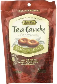 Bali's Best Classic Iced Tea Candy, 5.3-Ounce Bags (Pack of 12)