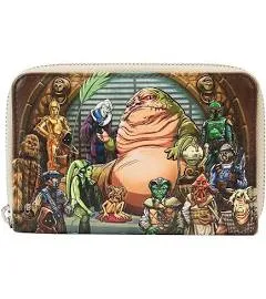 Loungefly Star Wars Return of the Jedi 40th Anniversary Jabba's Palace Scene Wallet