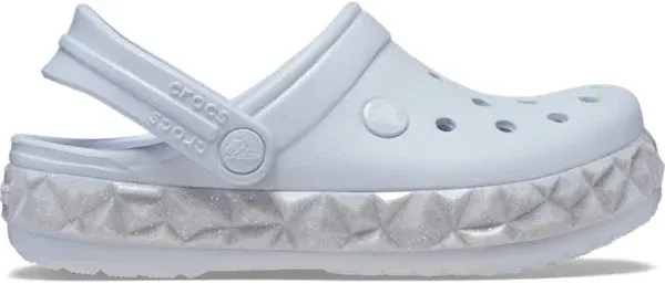 Crocs Kids' Crocband Geometric Glitter Band Clogs