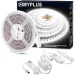 MYPLUS LED Strip Lights White, 16.4ft Daylight White 6000K LED Tape Lights with Dimmable 700 Lumen and 300 LEDs Bright Flexible LED Light Strip for