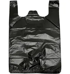 Yyaaloa 100 Pcs Black Trash Bags