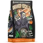 Bones Coffee Company Orange Sickle Whole Coffee Beans Orange Vanilla Cream Flavor 12 oz Flavored Coffee Gifts Low Acid Medium