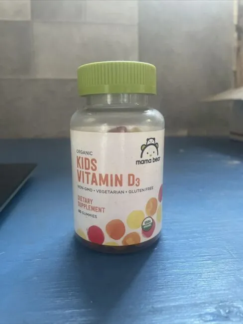 Mama Bear Organic Kids Vitamin D3 80 Gummies