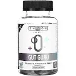 Zhou Nutrition, Gut Guru, Blue Raspberry, 60 Vegan Gummies