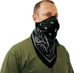 ATV TEK Pro Series Bandana Style Dust Mask, Black, Universal/XL