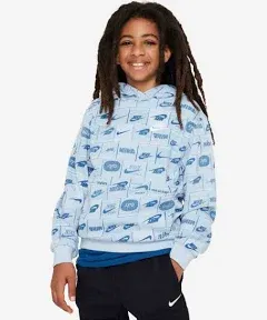 Nike Kids' Sportswear Club Fleece Printed Hoodie