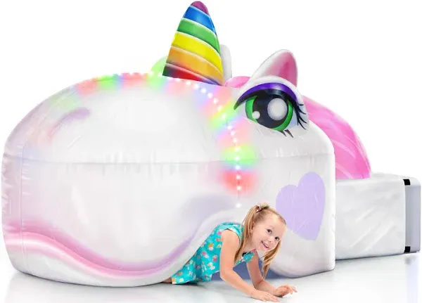 Light-Up Air Tent, Inflatable Blow Up Tent - Unicorn Toys-U.S. Transportation