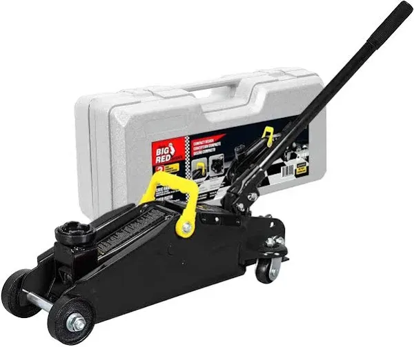 BIG RED 2 Ton Floor Jack with Storage Case