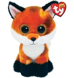 TY Beanie Boos - Meadow the Fox Glitter Eyes Plush Toy, Large 17-inch Tall