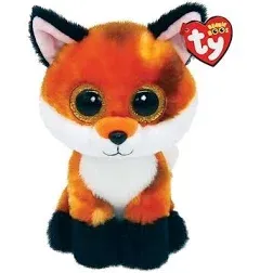 NEW 2021 TY Beanie Boos MEADOW the Fox (Glitter Eyes) (Regular Size 6 inch) MWMT