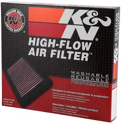 K&amp;N 33-2457 Replacement Air Filter For 2011-2024 Dodge Durango 3.6L 5.7L