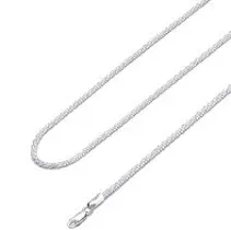 Waitsoul 925 Sterling Silver Singapore Chain Lobster Clasp 2mm 2.5mm 3mm Necklace for Women Silver Chain for Women Sparkling Necklace Chain 16/18/20/22/24/26/30 Inch Gifts for Her