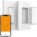 ORVIBO Smart Light Switch with Remote, Single Pole and Wireless 3 Way Smart S...