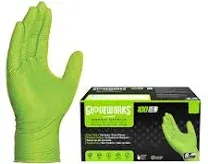 Gloveworks HD Green Nitrile Disposable Gloves