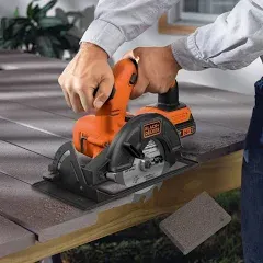 BLACK+DECKER 20V MAX POWERCONNECT 5-1/2 in. Cordless Circular Saw BDCCS20B