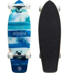 Kryptonics Super Fat Cruiser 30.5-inch x 9.75-inch Skateboard - Blue