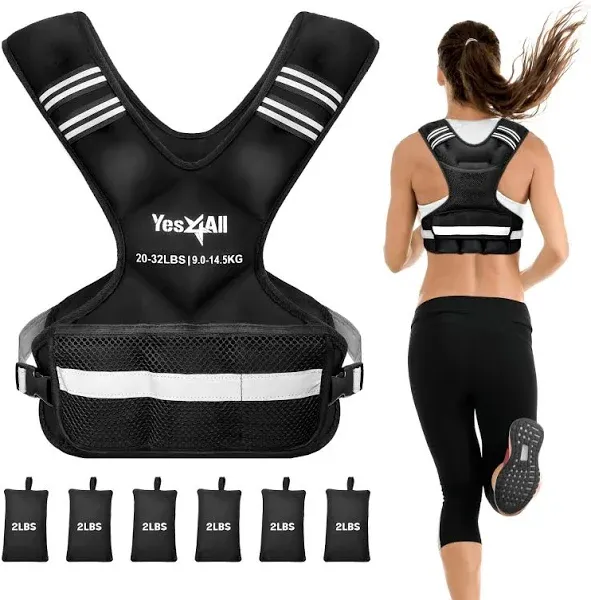 Yes4all Adjustable Weighted Vest