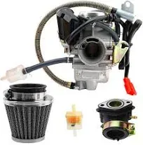 GY6 150cc Carburetor For Carb Scooter Go Kart Howhit and 150cc 125cc,152QMJ 1...