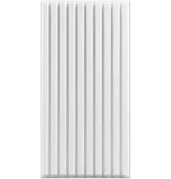 STICKGOO 6PCS 3D Wall Panels Peel and Stick, Main String Slat Wall Paneling, PVC Wall Panels for Wall, Textured Wall Panels for Interior Wall Decor, 23.6" x 47.2" x 6PCS, 46.5 Sq.Ft, White