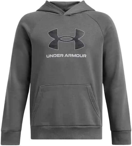 Under Armour Boys' Rival Fleece Big Logo Hoodie