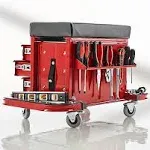 Sharper Image Rolling Toolbox Stool