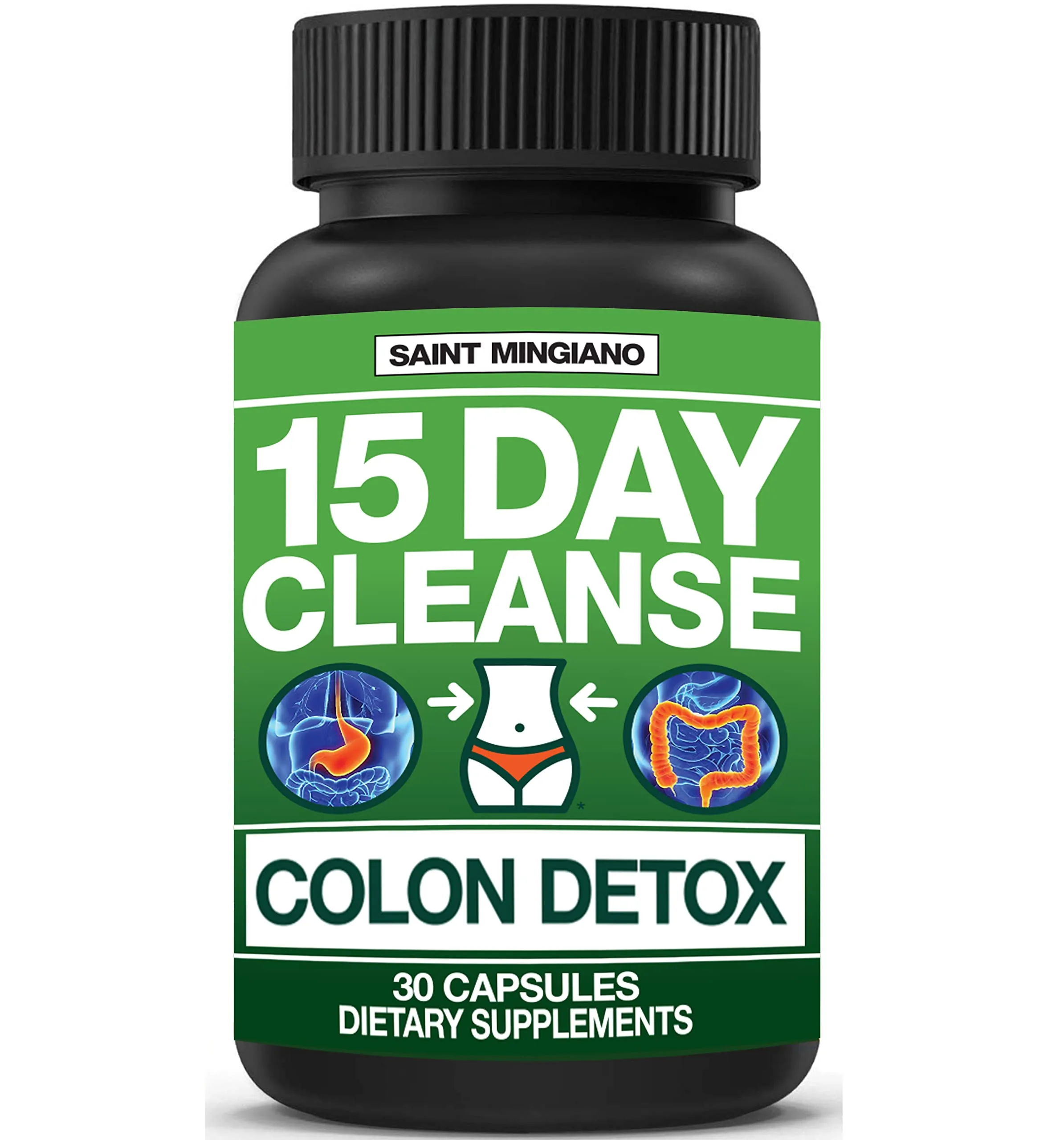 15 Day Cleanse | Colon Detox with Natural Laxative for Constipation & Bloating. 30 Pills to Detoxify & Boost Energy | Extra-Strength Senna Leaf Supplements | Strong for Some People.