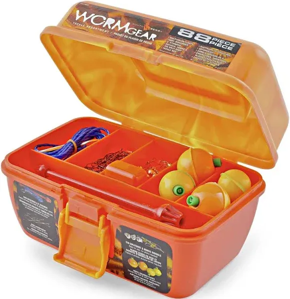 South Bend Worm Gear Tackle Box 88 Piece