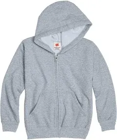 Hanes Youth Unisex 7.8 oz. EcoSmart® 50/50 Full-Zip Hood