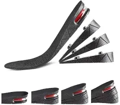 Height Increase Insole, 4-Layer Adjustable Shoe Insert Lift Kit 1.2 to 3.3 In...