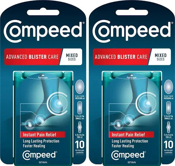 Compeed Mixed Sizes Advanced Blister Care Active Gel Cushions