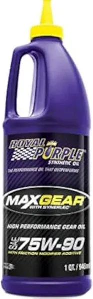 Royal Purple 75w90 Max Gear Oil 1 Qt. - 01300