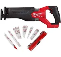 Milwaukee 2821-20 M18 18V Fuel Brushless Cordless Sawzall Reciprocating Saw