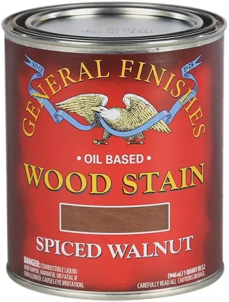 General Finishes Oil Based Penetrating Wood Stain, 1 Quart, Flint