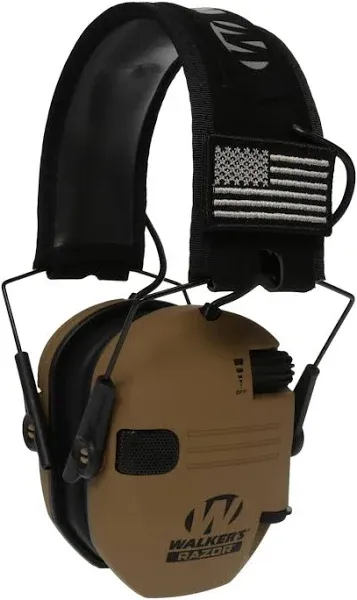 Walker's GWP-RSEMPAT-BB Razor Patriot Muff 23dB