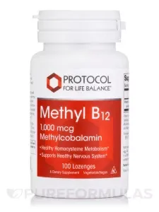 Methyl B12 5,000 mcg - 60 Lozenges