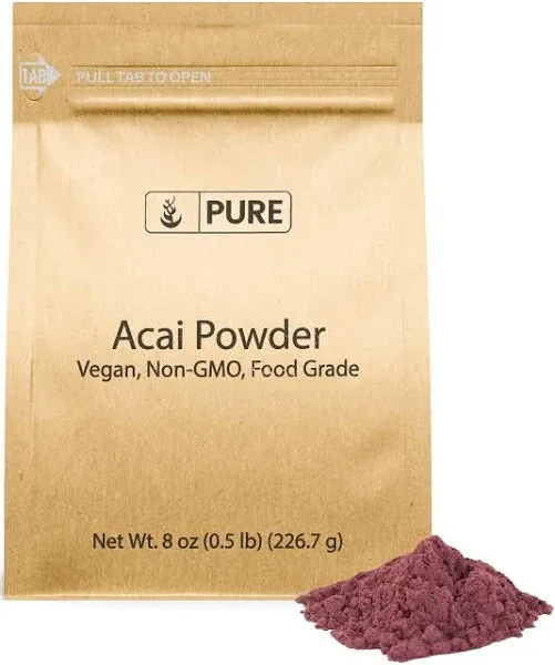 Pure Organic Ingredients Acai Berry Powder 8 oz