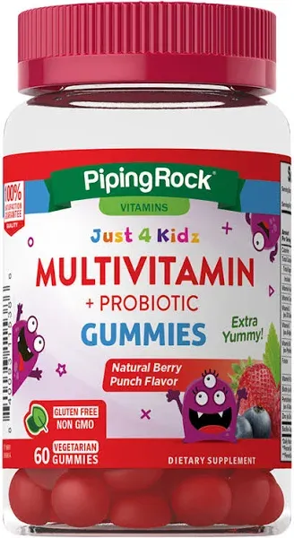 Nature's Truth Just 4 Kidz Multivitamin + Probiotic Gummies