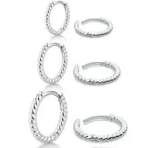 micuco Tiny Helix Hoop Earrings